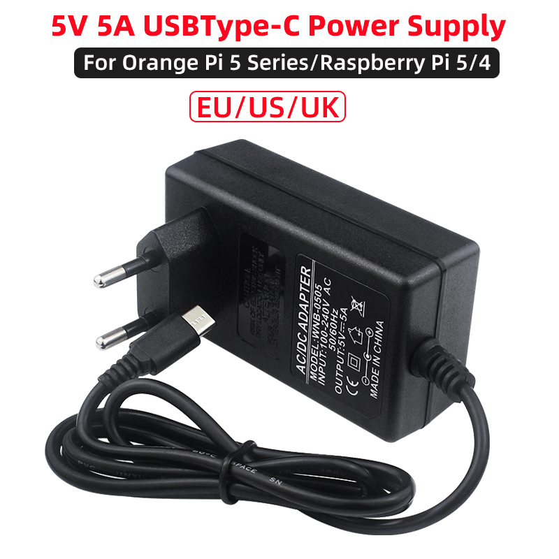 Banana Pi Bpi-M5 - 5V 5A Power Adapter for Orange