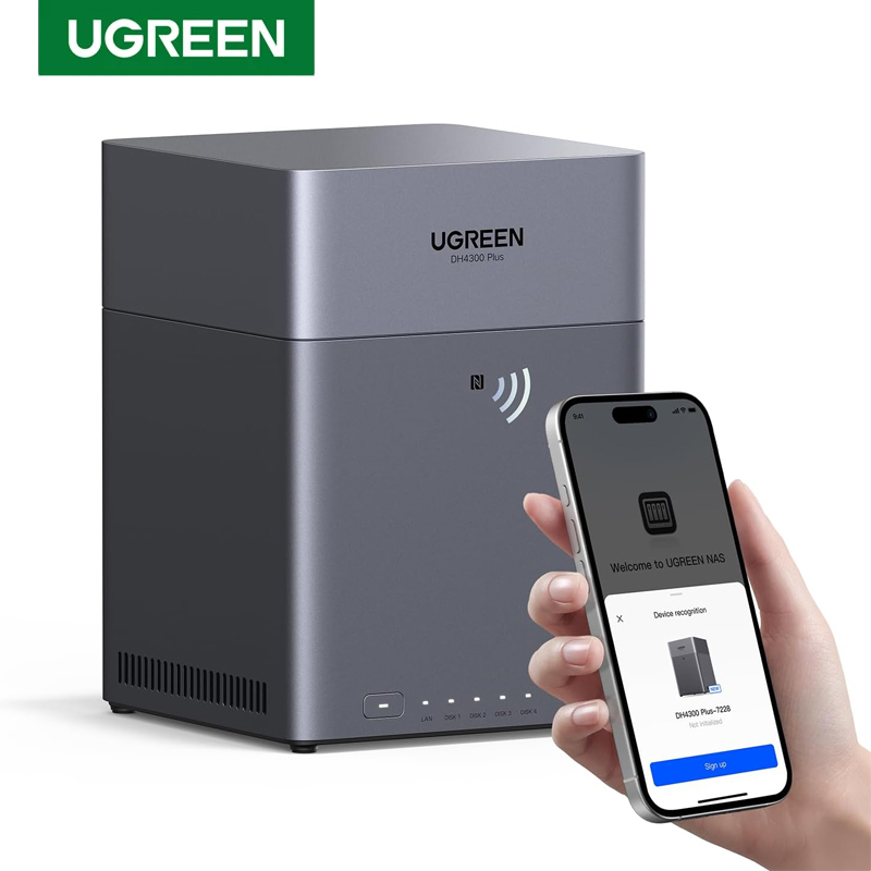 Khadas Vim4 8Gb - UGREEN NAS DH4300 Plus 4 Bay