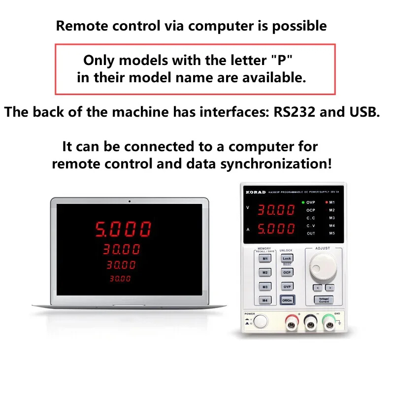 30V 60V 2A  3A 5A 10A Linear D - Programmable Dc Power Supply 60V 5A recension och pris
