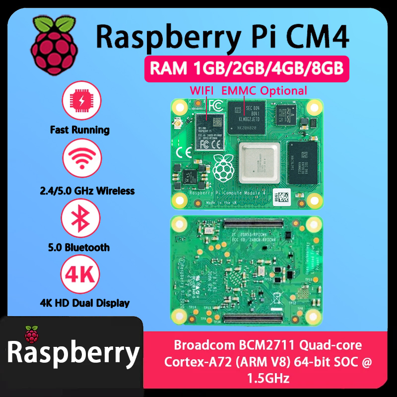 Raspberry Pi CM4 1GB/2GB/4GB/8 - Raspberry Pi Compute Module 4 8Gb 32Gb recension och pris