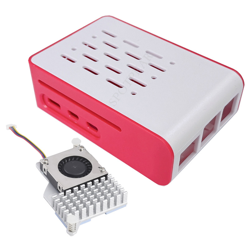 Raspberry Pi 5 Red-White cooli - Raspberry Pi 5 8Gb Kit recension och pris