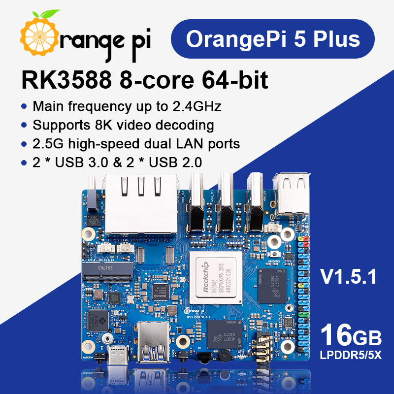 AvaCoreOrange Pi 5 Plus 16GB R - Orange Pi 5 Plus 16Gb recension och pris