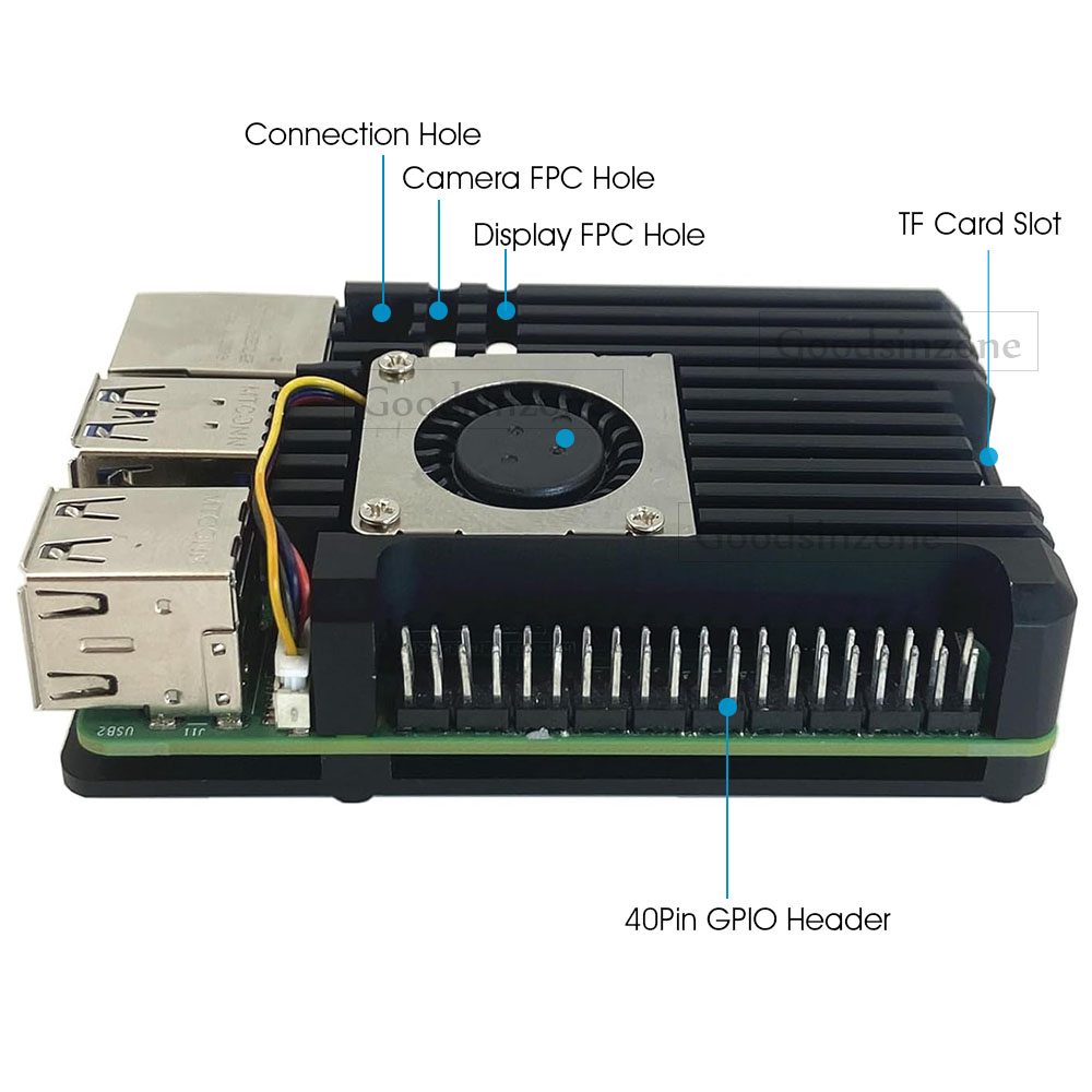 Raspberry Pi 5 Aluminum Alloy  - Raspberry Pi 5 8Gb Kit recension och pris
