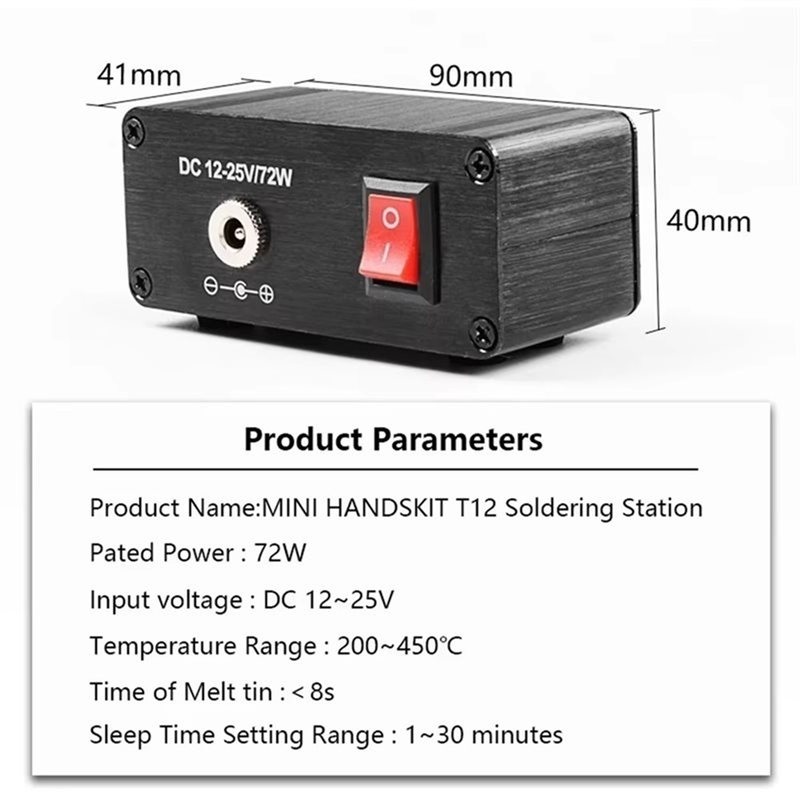 B03C-T12 Digital Soldering Sta - Soldering Station T12 Oled recension och pris