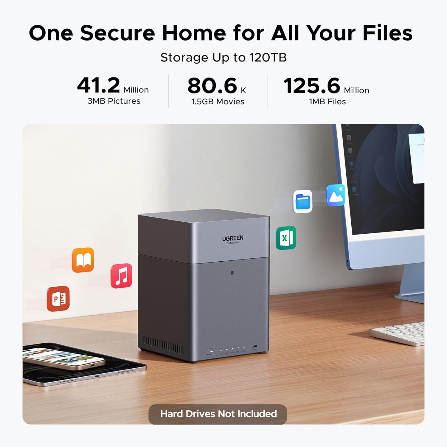 UGREEN NAS DH4300 Plus 4 Bay D - Khadas Vim4 8Gb recension och pris